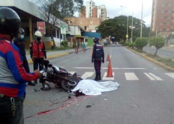 Arrollado muere motorizado en Avenida Bolívar