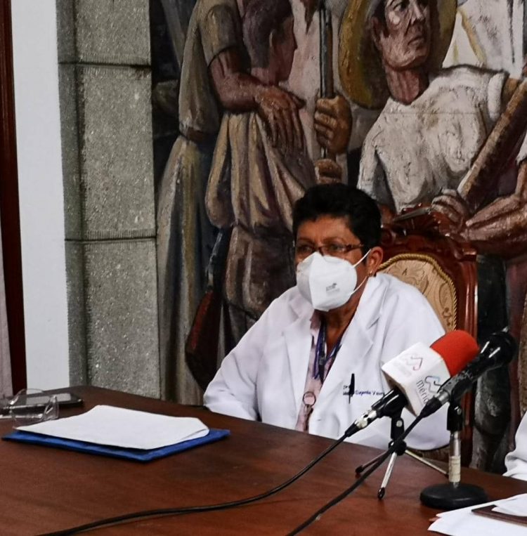 María Eugenia Valera Coordinadora de Epidemiología en Mérida. Foto de Yanara Vivas