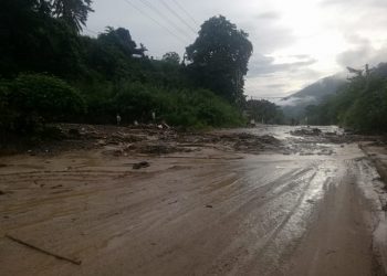 Lluvias afectaron las vías en Santa Cruz de Mora