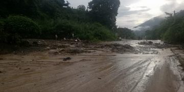 Lluvias afectaron las vías en Santa Cruz de Mora