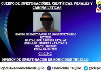 CICPC detiene a un hombre solicitado por homicidio