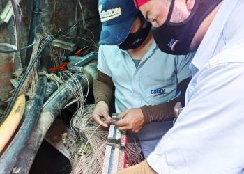 Cantv restablece servicios a 1.800 suscriptores en zona del centro de San Cristóbal