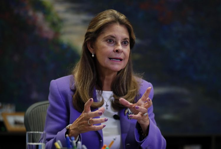 La vicepresidenta de Colombia, Marta Lucía Ramírez. EFE/ Mauricio Dueñas Castañeda/Archivo