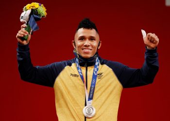 Luis Mosquera estrena el medallero olímpico de Colombia con una plata