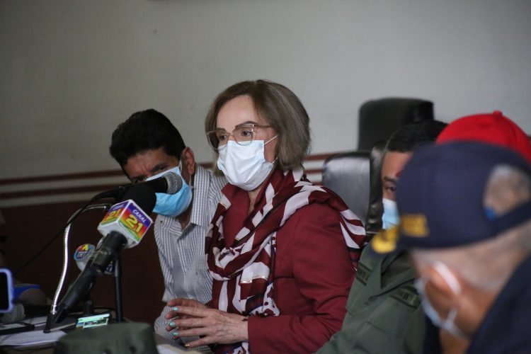 Amelia Fressel, autoridad única en salud, recordó que en Táchira solo se han aplicado vacunas chinas y la rusa. Carlos Eduardo Ramírez 