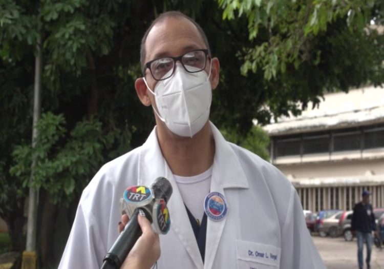 Omar Vergel, representante Médicos Unidos de Venezuela seccional Táchira / Luzfrandy Contreras