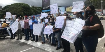 Dirigentes del Frente Amplio protestaron exigiendo liberación de Javier Tarazona