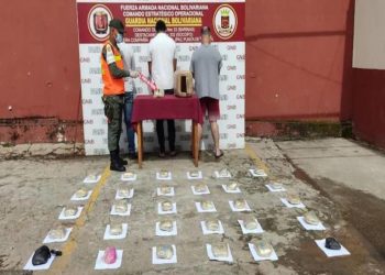Incautan 20 millardos con marihuana y coca