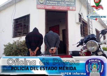 CICPC detiene a dos sujetos por porte ilícito de armas de fuego en Arapuey