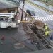 Trabajos en rejillas de la zona, inhabilita paso vehicular en intersección esquina Pueblo Nuevo con pabellones