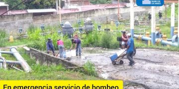 Planta Valera en emergencia: de cinco bombas de agua una sola está funcionando