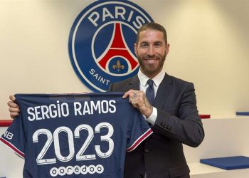 Sergio Ramos fichó  por el Paris Saint-Germain (PSG) por dos temporadas