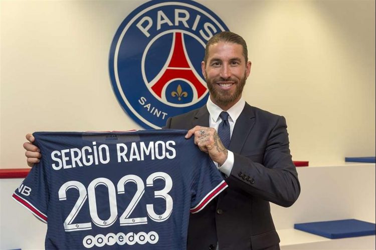 Sergio Ramos ha fichado por el Paris Saint-Germain (PSG) por dos temporadas, hasta el 30 de junio de 2023