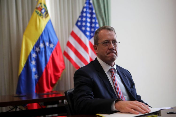 El representante diplomático de EE.UU. para Venezuela, James Story. EFE/Cristian Hernández/Archivo