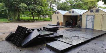 Inician ampliación del área de Triaje Respiratorio del Hospital Central