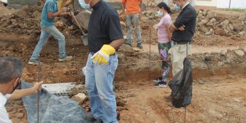 Encuentran restos de huesos humanos en la Plaza Bolívar de Isnotú