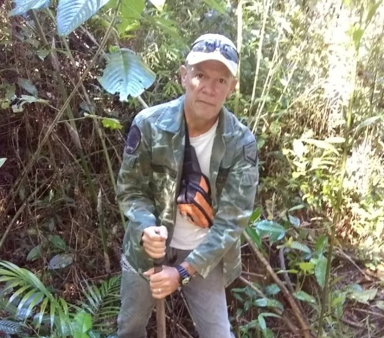 El Concejal José Gregorio Camargo presente en la reforestación del sector Los Coloraditos.