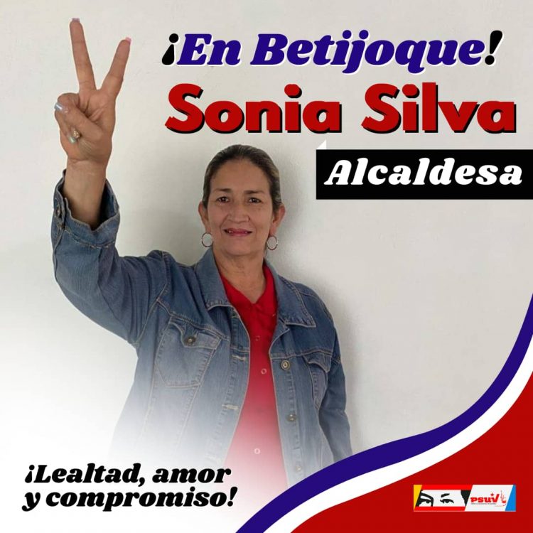 En Rafael Rangel Sonia Silva es la candidata del Psuv a la Alcaldía