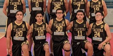 Táchira selló boleto al Campeonato Nacional de Baloncesto sub17 .