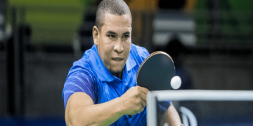 Denisos Martínez, tenimesista carabobeño que dice presente en los Juegos Paralímpicos