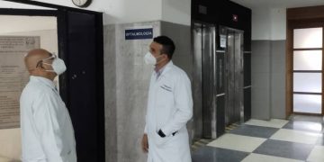 Cierran parcialmente área de Oftalmología del HC