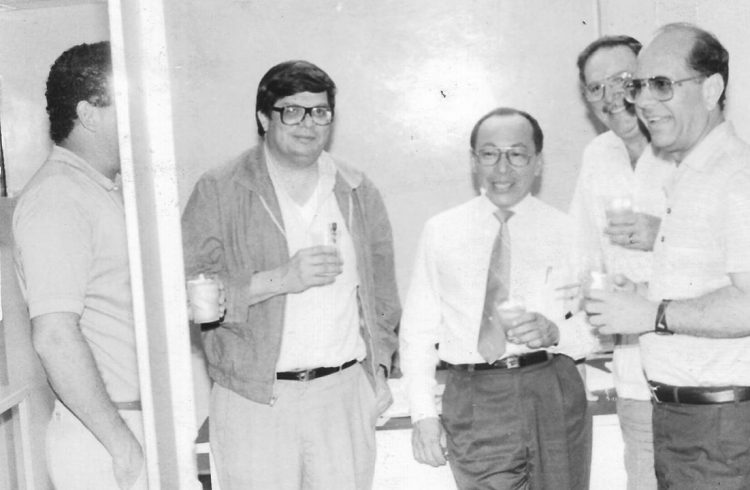 Eladio Muchacho, Raúl Díaz Castañeda, Chuchi Muchacho y Rafael Ángel Lujano