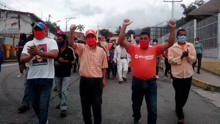  Dirigencia municipal y regional encabezando el Contacto Ciudadano por la Salvación de Venezuela y Boconó