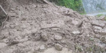 Derrumbe en sector La Roca bloquea la vía entre Zea y Caño El Tigre