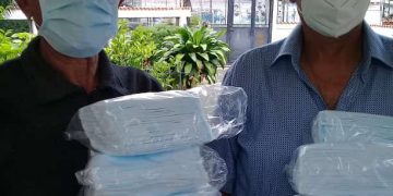 CNP Trujillo recibe mascarillas enviadas por VenezuelanPress