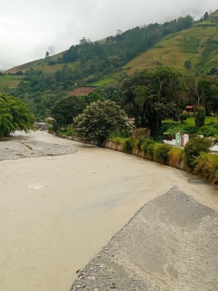 Así se encuentra el Río Boconó este martes #24Ago