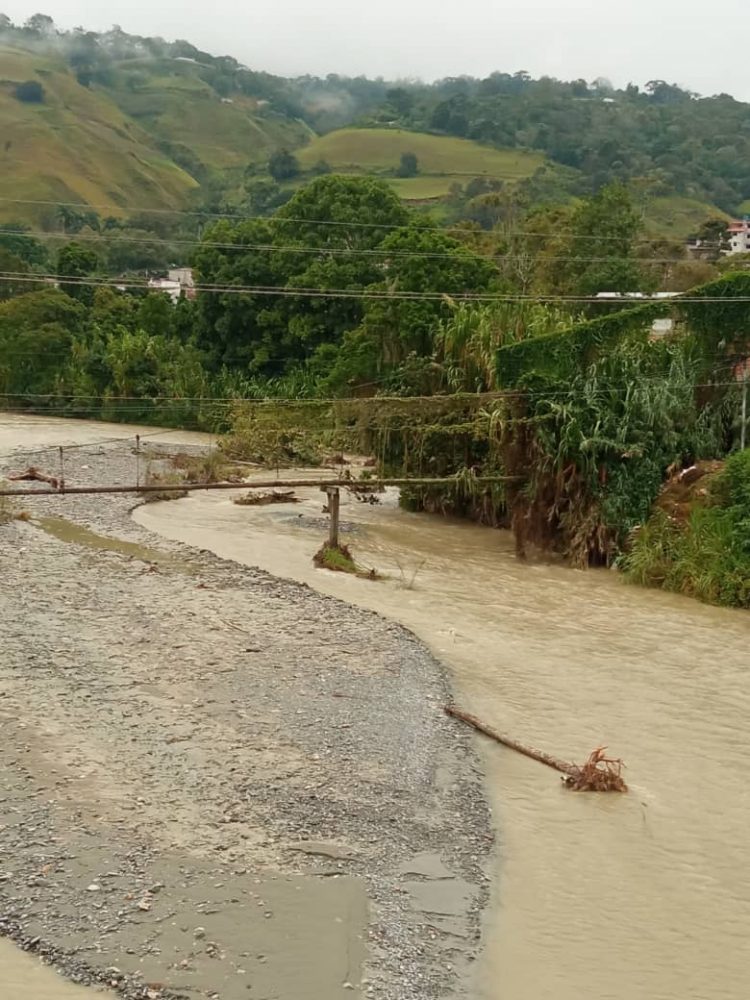Así se encuentra el Río Boconó este martes #24Ago