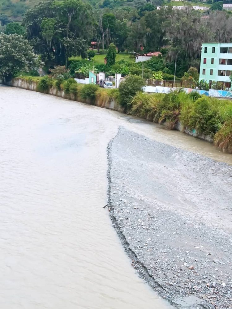 Así se encuentra el Río Boconó este martes #24Ago