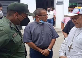 GNB interfiere en entrega de ayuda llevada al Valle del Mocotíes por el Obispo de Mérida
