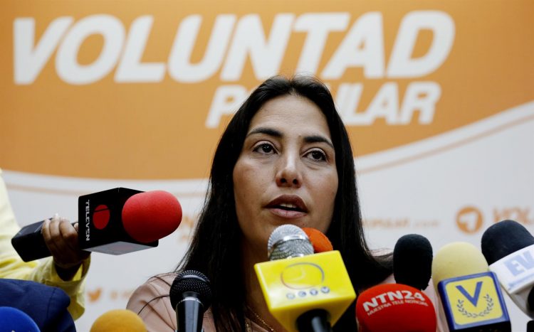 En la imagen, la exdiputada venezolana Adriana Pichardo. EFE/Leonardo Muñoz/Archivo