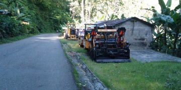 Continúa el asfaltado de  la vía Monte Carmelo-Buena Vista