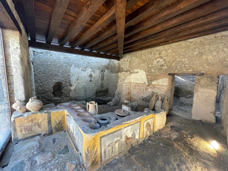 Nuevas aperturas en Pompeya: el nuevo Termopolio y la Casa del Jardín. EFE/Sito arqueológico de Pompeya