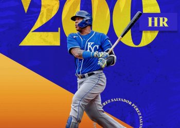 Salvador Pérez pegó el cuadrangular 48 de la temporada y llegó a 200 de por vida en la MLB