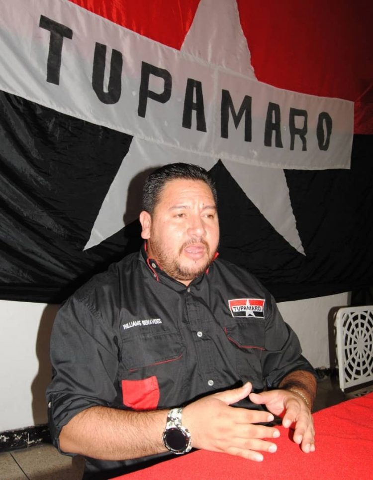 Williams Benavides secretario general de los Tupamaros