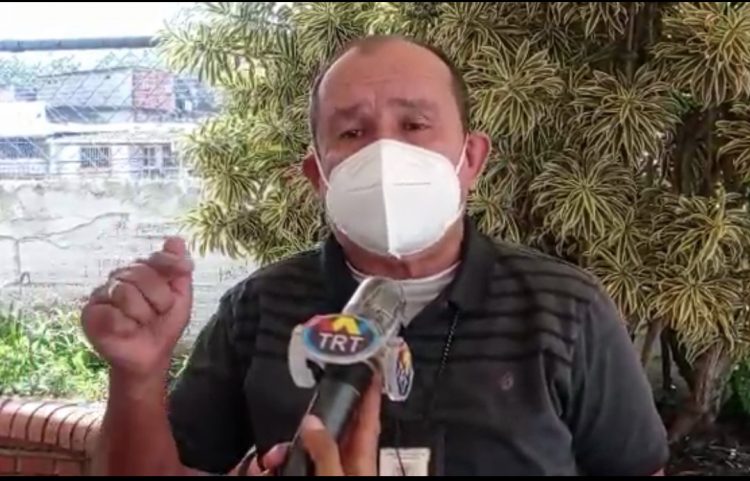 Melquiades Delgado, representante del Sindicato de la Salud en Táchira. Luzfrandy Contreras