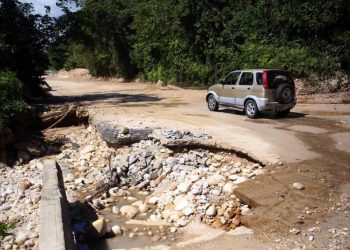 Destruida la vialidad hacia el municipio Uribante