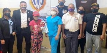 Cicpc rescata bebé que fue raptado de hospital