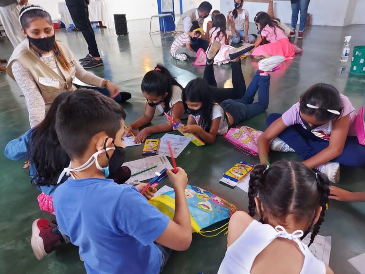 Un Color por la Educación busca llevar formación para niños, niñas y adolescentes en sectores vulnerables del estado Táchira. Cortesía