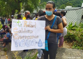 Continúan las protestas en Valera por la falta de agua potable