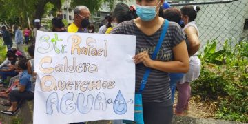 Continúan las protestas en Valera por la falta de agua potable