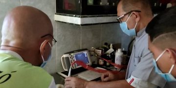 Serpentario.Com realiza trabajo ecográfico a mapanare en presunto estado de gestación