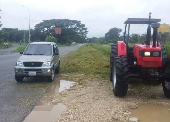 Asoganort realizó jornada de desmalezamiento de la autopista La Fría – San Félix