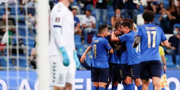 5-0. Italia golea, alarga su racha y se acerca a Catar