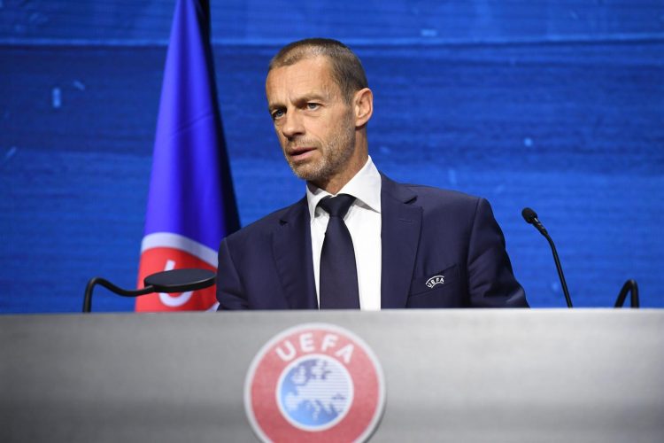 Aleksander Ceferin, presidente de la UEFA, en una fotografía de archivo. EFE/EPA/Richard Juilliart