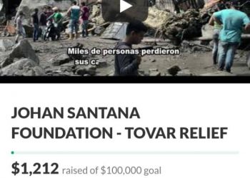 Johan Santana Foundation abre un Gofund.me para ayudar a Tovar