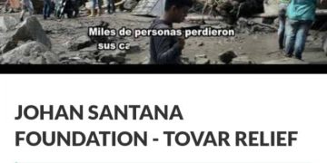 Johan Santana Foundation abre un Gofund.me para ayudar a Tovar